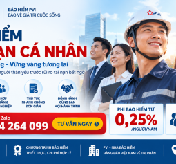 Bảo hiểm tai nạn cá nhân PVI – Phí từ 0,25%/người/năm